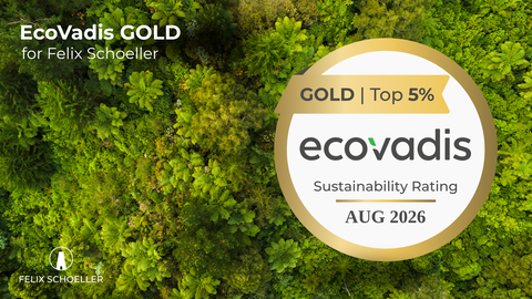 Erneut EcoVadis-Gold für Felix Schoeller